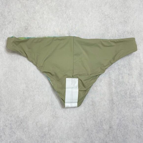 prAna Bikini Bottom Womens Size XL Blue Green Cheeky Low Rise Reversible Swim - Picture 5 of 15